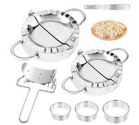 7 pezzi Stampi per Ravioli,2 Set di Stampo per Ravioli Dumpling di Diverse Dimensioni,Macchina per ravioli,Stampo per ravioli e tagliapasta,per pressare pasta,fare Wonton,gnocchi,pasta,torte
