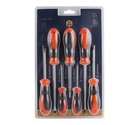 7 Piece Socket Screwdriver Set With Magnetic Non Slip Grip
