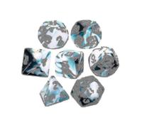 7 Pieces Dice Set Polyhedral Dice Set Role Playing Dices Set for Dnd Pathfinder Role Playing Rpg