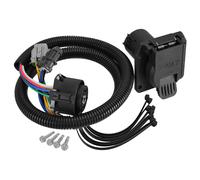 7 Pin Trailer Plug Wire Harness fit for Ford GM Nissan w/ USCAR socket Acc