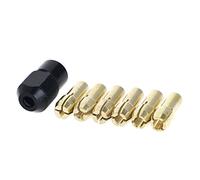 7 pinze in ottone 1.0 1.6 2.0 2.4 3.2 + Check 0.75 per utensili rotanti