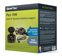 7 poli spec. e-kit per VW Golf IV Variant Station wagon, Tipo 1J5 TowTec Nuovo