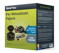 7 poli spec. kit elettrico per MITSUBISHI Pajero, IV Tipo V80/V90 TowTec Nuovo