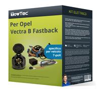 7 poli spec. kit elettrico per OPEL Vectra B Fastback, CC 38/ J96 TowTec Nuovo