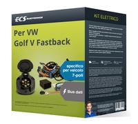 7 poli specifico per veicolo kit elettrico per VW Golf V Fastback 1K1 ECS Nuovo