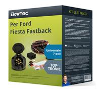 7 poli universale kit elettrico per FORD Fiesta Fastback III GFJ TowTec Nuovo