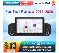 7 pollici 2Din Android 13 lettore GPS multimediale per auto per Fiat Panda 2013-2020 Carplay 4G schermo intelligente 2din autoradio DSP 7862