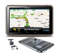 7 pollici camion veicolo GPS navigazione GPS per auto DVR Dash Camera video revisione specchio Tablet PC Andoird 4.4 WIFI 1080P 8GB Quad Core