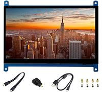 7 pollici HDMI LCD 1024 × 600 capacitivo Touch Screen IPS Display per tutti Rev Raspberry Pi 4B/3B+/3B/2B/A+/Zero, BeagleBone nero Windows 10/8.1/8/7
