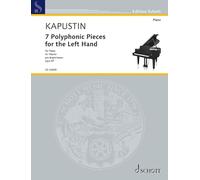 7 Polyphonic Pieces for the Left Hand: op. 87. Klavier.