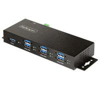 7 Porta Gestito Industriale USB 3.2 Gen 1 Hub Con Surge & ESD Protezione Usb-A