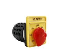 7 posizioni 16A 250V contatto argento voltmetro tensione trasferimento manuale camma interruttore rotativo commutazione tre poli