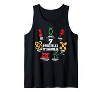 7 Principi di Kwanzaa Nguzo Saba Simboli e definizioni Canotta