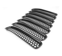 7 Pz ABS Auto Inserto Del Paraurti Anteriore Da Corsa Griglia Della Maglia Della Griglia Per Jeep Per Wrangler TJ 1997-2004 2005 2006 Griglia Anteriore