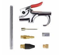 7 Pz Air-Compressor Soffio Ugello Punta Ago Gonfiaggio Soffiatore Accessory-Kit