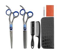 7 pz kit di taglio for capelli barbiere cesoie da 6,0 pollici professionali for capelli professionali kit barbiere accessori for barbiere salon rasoio bordo taglio capelli taglio forbici cesoie per Cl
