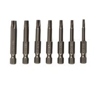 7 Pz / Set Cacciavite Punta Cavo Bit Magnetico T10/T15/T20/T25 /T27 /T30 /T40