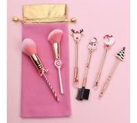 7 Pz / set Pennelli per trucco natalizio Pennello Babbo Natale Pennello alce