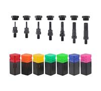 7 pz/set Rivetto Dado Rivettatura Manuale Filettato Rivettatrice Mano Inserti Strumento Trapano Adattatore M3 M4 M5 M6 M8 M10 Rivetto Dado Drill Adapter Strumento Rivettatura Manuale Filettato A Mano