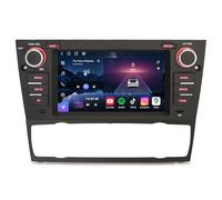 7" Qualcomm Android 16 Autoradio CarPlay per BMW Serie 3 E90 E91 E92 E93 M3 | 8-Core 8GB RAM+128GB ROM | Schermo IPS con GPS Navigatore Bluetooth 5.1 Android Auto WiFi 4G DSP DAB+ FM RDS USB OBD2 Canbus