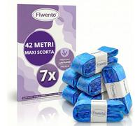 7 Ricariche Mangiapannolini Compatibili con Tommee Tippee e Maialino - Buste da 6m Profumate alla Lavanda, Sacchetti Multistrato Antiodore ad Alta Resistenza