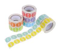 7 Rotoli Etichette Adesive Giorni Settimana Colorate, Rame | Facili da Staccare, per Agende e Calendari, Organizzazione Archivi, Uso in Negozi e Dispensa