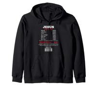 7 Seven Deadly Sins Salvation Thru Lord Jesus Christ Felpa con Cappuccio