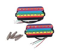 7 Stringa Per Chitarra Elettrica Pickup Doppia Bobina Con Viti E Scatola Di Immagazzinaggio Colorata Pickup chitarra elettrica