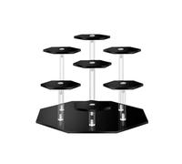 7-Tiers Acrylic Figures Display Stand Jewelry Doll Toy Organizer Storage Rack Cosmetic Display Holder Desktop Organizer Rack(2PCS A9)
