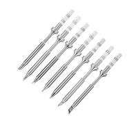 7 tipi di mini saldatore in acciaio inox punta di ricambio per TS100 Kit saldatore esterno portatile (7 punte di saldatura)