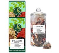 7 Treasure Wellness Kräutertee, Kidney Tea Formula Ginseng Seven Treasure Tea Bags, Ginseng Goji Beeren Tee, 20/40/60 PCS Formel Sechs Schatz Tee (2)