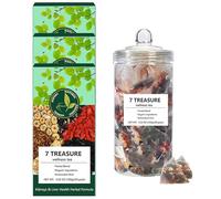 7 Treasure Wellness Kräutertee, Kidney Tea Formula Ginseng Seven Treasure Tea Bags, Ginseng Goji Beeren Tee, 20/40/60 PCS Formel Sechs Schatz Tee (3)