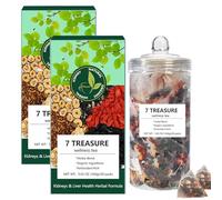 7 Treasure Wellness Tea, 1/2/3 Boxes Ginseng 7 T-reasure Teas, Natural Chinese Herbal T-ea Kidney T-ea Formula Ginseng Seven Treasure Tea Kidney Detox Teas For Men Women (2)