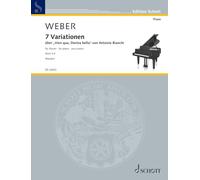 7 Variationen über „Vien qua, Dorina bella“ von Antonio Bianchi: pour piano. op. 7. WeV R.6. piano. Edition séparée.