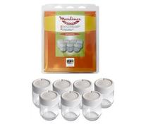 7 vasetti in vetro con coperchio per yogurtiera A14A03 MOULINEX A14A03 MOULINEX