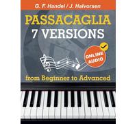 Open White Book Avgusta Udar 7 Versions Passacaglia - Handel / Halv (Tascabile)