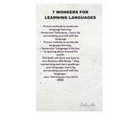 7 Wonders of Language Learning: A 7 tips short book for language learning