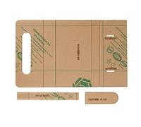 7 x 4,7 pollici Borsa a mano che fa insieme del modello con Portafoglio in acrilico trasparente per Strumento artigianale in pelle fai-da-te8 Office Supplies