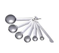 7 x cucchiai dosatori righello in acciaio inox tè spezie cucina cottura condimento misurino cucchiaino
