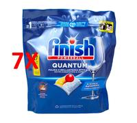 7 X Finish Pastiglie Per Lavastoviglie Quantum All In 1 27 Tabs Limone