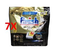 7 X Finish Pastiglie Per Lavastoviglie Ultimate Plus All In 1 14 Tabs Limone