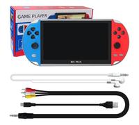 7 "X12 Plus Console di gioco portatile Schermo HD Retro Video Built-in 10000 Old School Classic Games Lettore MP5 portatile Bluetooth 4.2 e 5G WiFi
