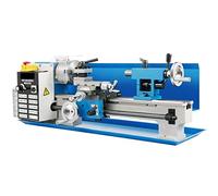 7 "x14" Mini Metal Lathe Benchtop Precision 550W Varia variabile 0-250 0prm 2 Foro mandrino da 1 mm for il filo di perforazione della rotazione Elevata Adattabilità(Metal Gear Lathe)