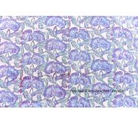 7 Yard Indian Hand Block Floral Print Soft Fabric Cotton Jaipuri Dabu Fabric