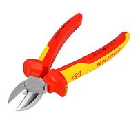 70 06 180 pinza laterale, per taglio, acciaio al cromo-vanadio isolato KNIPEX