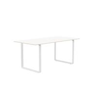70/70 Tavolo da Pranzo 170x85 Laminato Bianco/Grigio