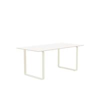 70/70 Tavolo da Pranzo 170x85 Laminato Bianco/Sabbia