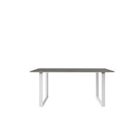 70/70 Tavolo da Pranzo 170x85 Linoleum Nero/Grigio