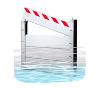 70.87 * 31.50in Lunga Barriera Anti-Alluvione In Alluminio - Diga Altamente Impermeabile Contro Le Inondazioni Per Fabbriche E Strade