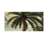 70,9 x 35,4 pollici Banner Appeso alla Parete Banner Palma Tropicale Partito Fondali Grande Festa Banner Cartello Poster Per Capodanno Laurea Matrimonio Compleanno Festa Decorazione